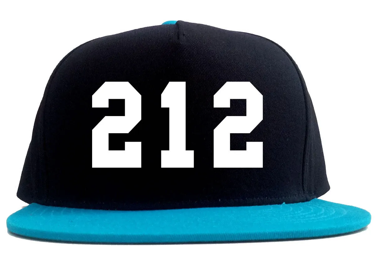 212 New York Area Code 2 Tone Snapback Hat