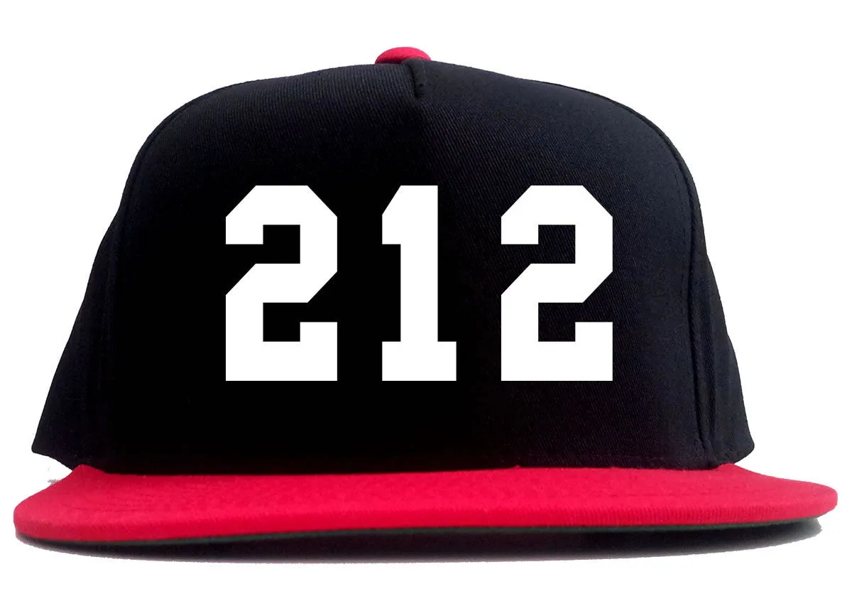 212 New York Area Code 2 Tone Snapback Hat