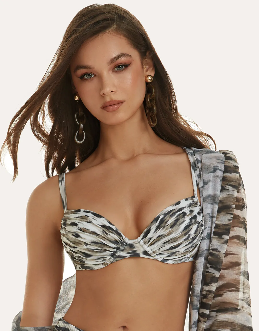 Africa Underwired Bikini Set - Animal