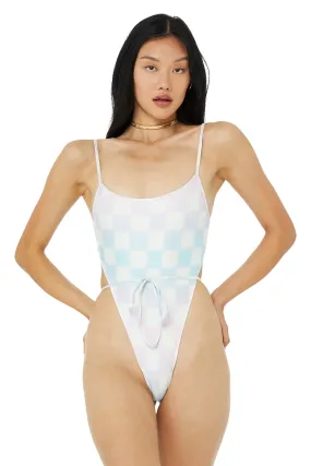 Alo x Frankies Bikinis Croft One Piece - Pastel Checker