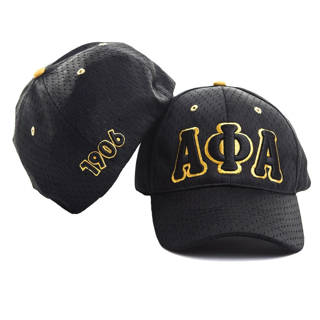 Alpha 3 Letter Mesh Cap