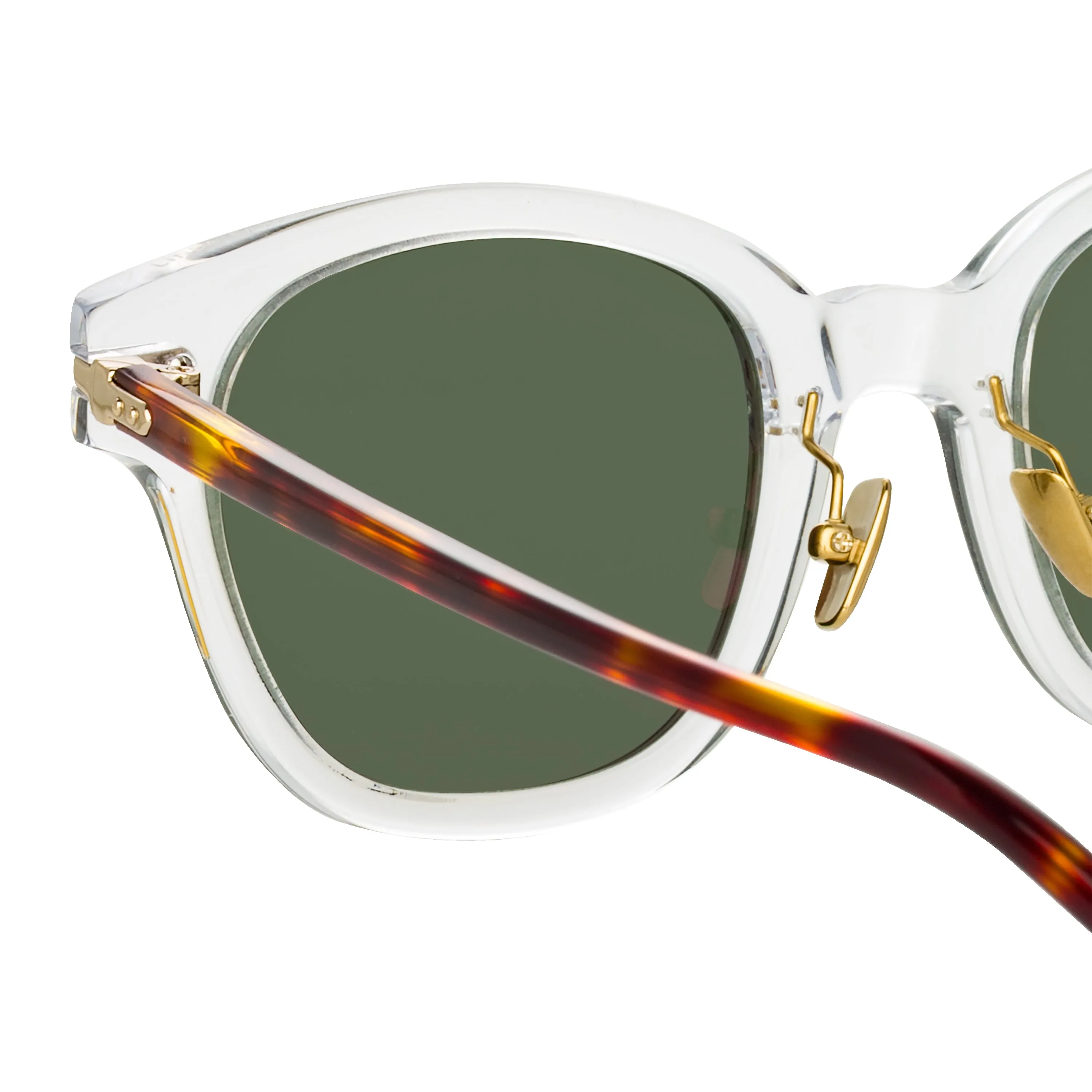 Atkins A D-Frame Sunglasses in Clear