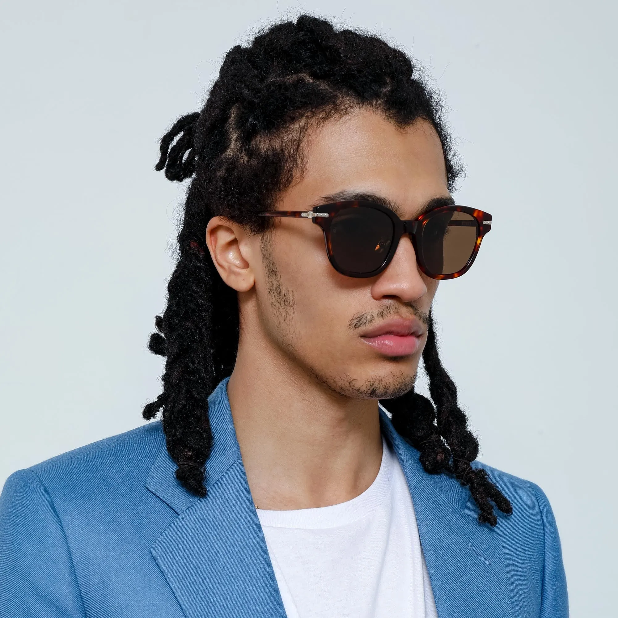 Atkins A D-Frame Sunglasses in Tortoiseshell (Men's)