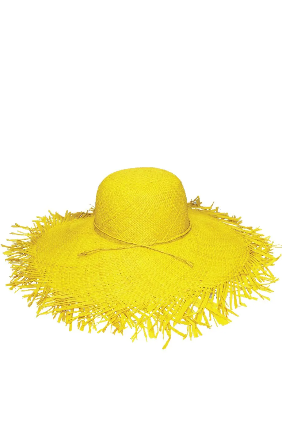 Avoria Yellow Handmade Madagascar Hat