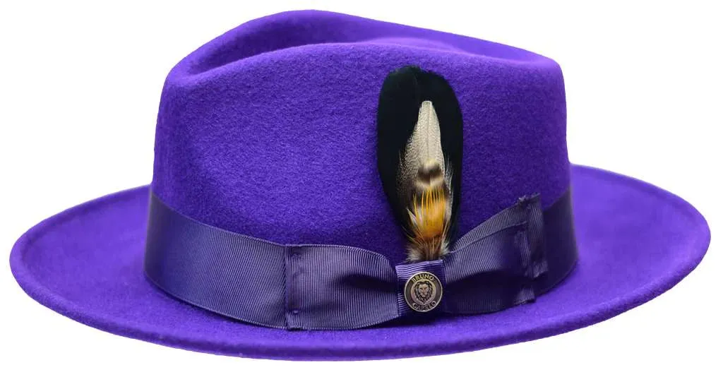 Bel Air Snap Brim Fedora by Bruno Capelo