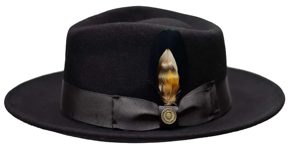 Bel Air Snap Brim Fedora by Bruno Capelo