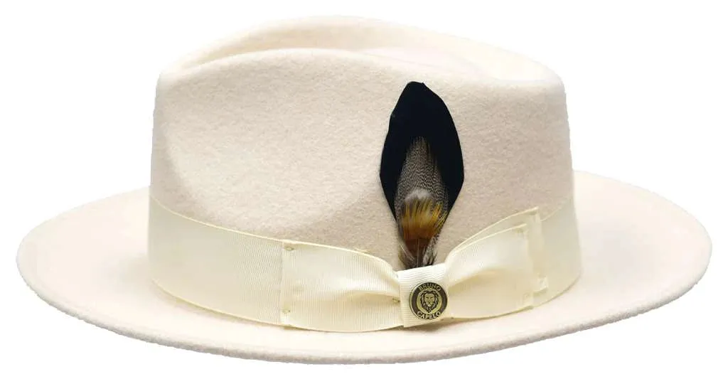 Bel Air Snap Brim Fedora by Bruno Capelo