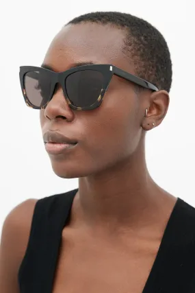 Black SL214 Kate Tapered Sunglasses