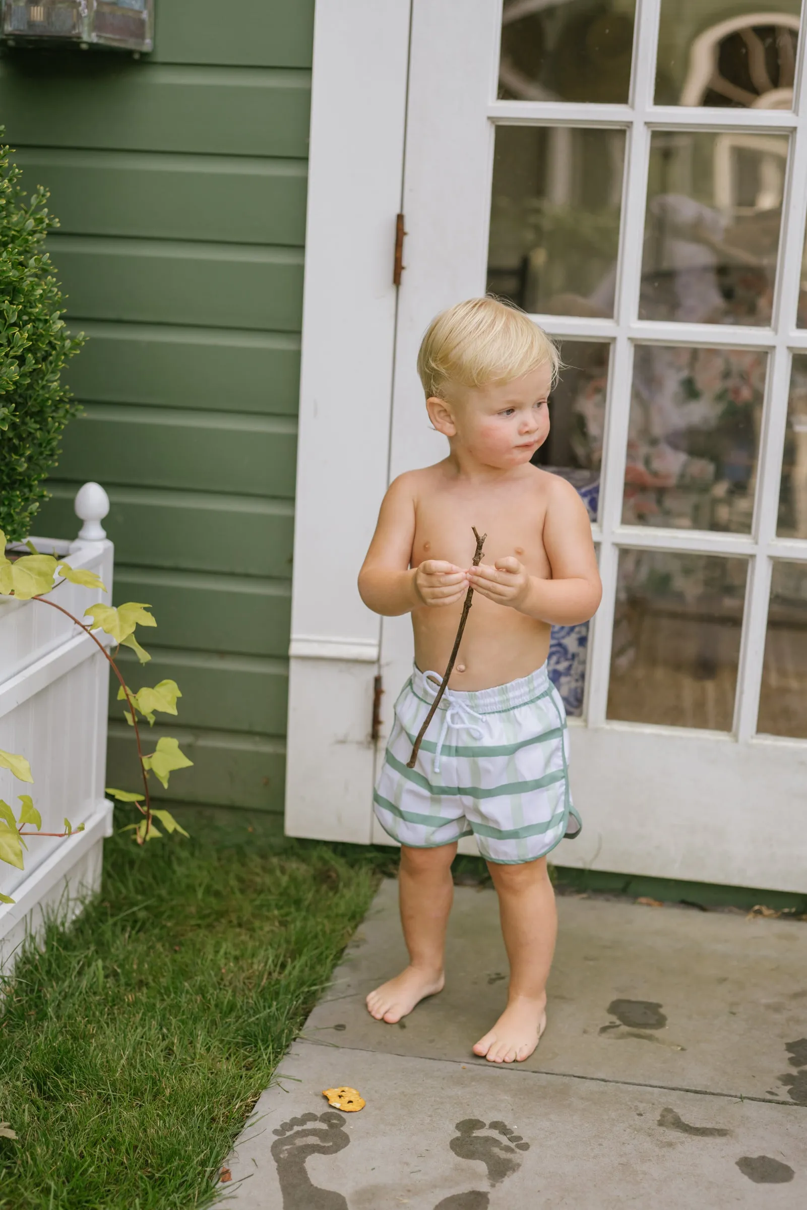 Boys North End Trunk - Grasse Madras