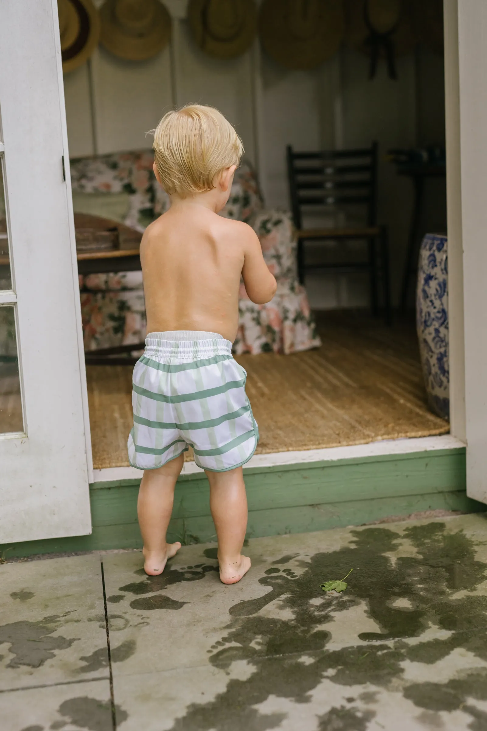 Boys North End Trunk - Grasse Madras