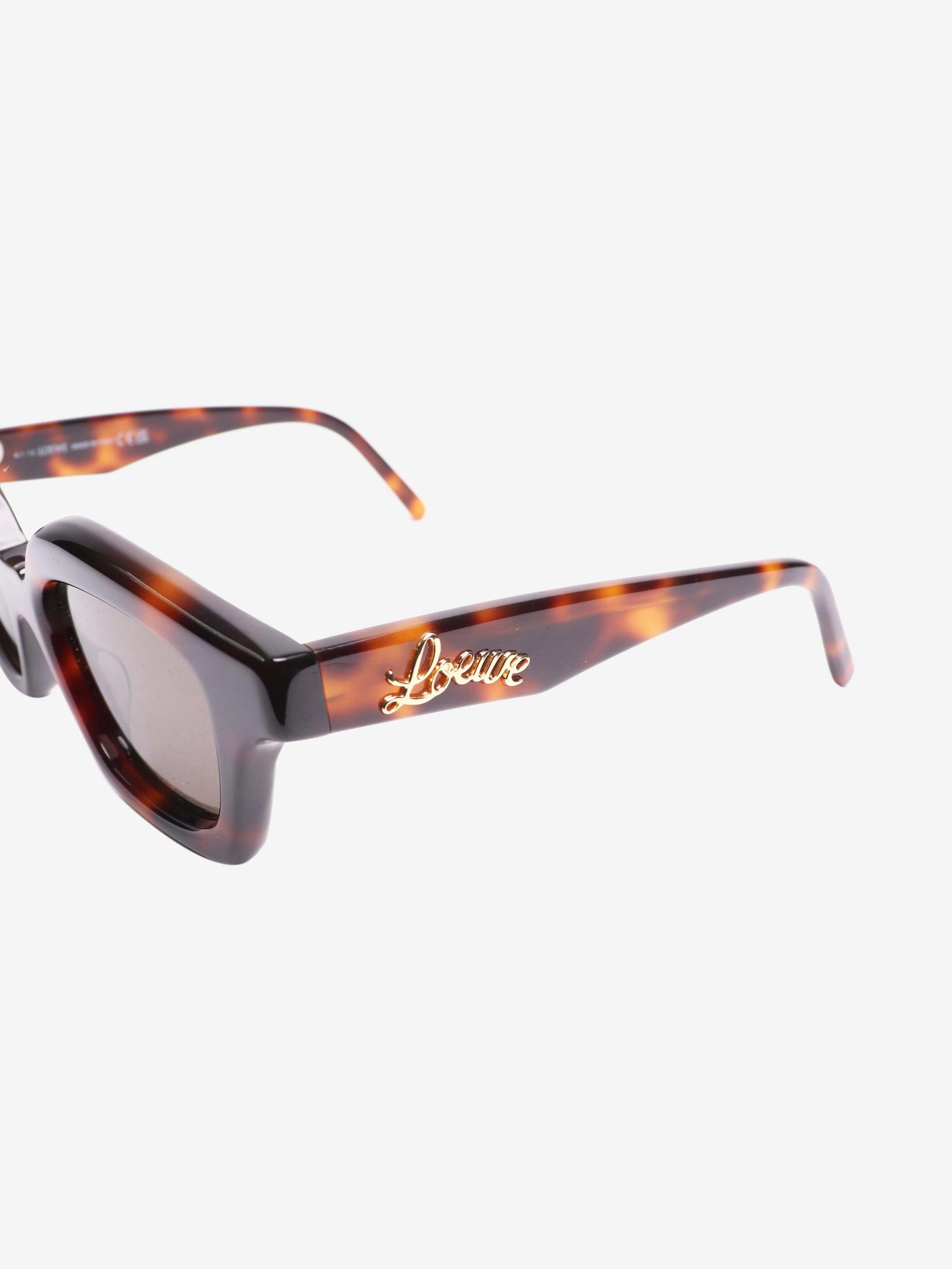 Brown tortoise shell sunglasses