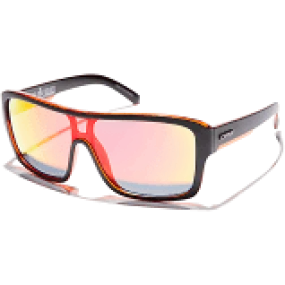 CARVE Anchorbeard Polarized - MATT BLACK/RED IRIDIUM