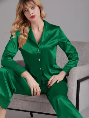 Charmuse Lace Women Long Pajamas Sets