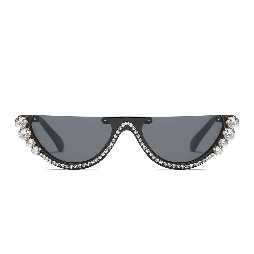 Chic 1/2 Frame Rimless Sunglasses