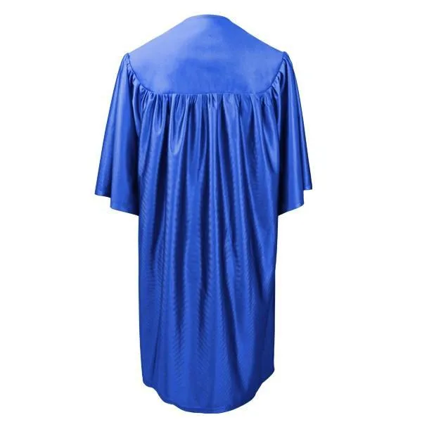 Child's Shiny Royal Blue Choir Robe