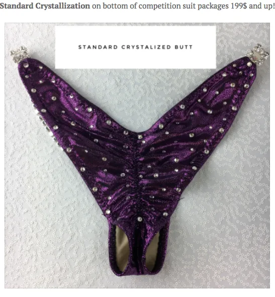 Competition Bikinis Multitone blue purple