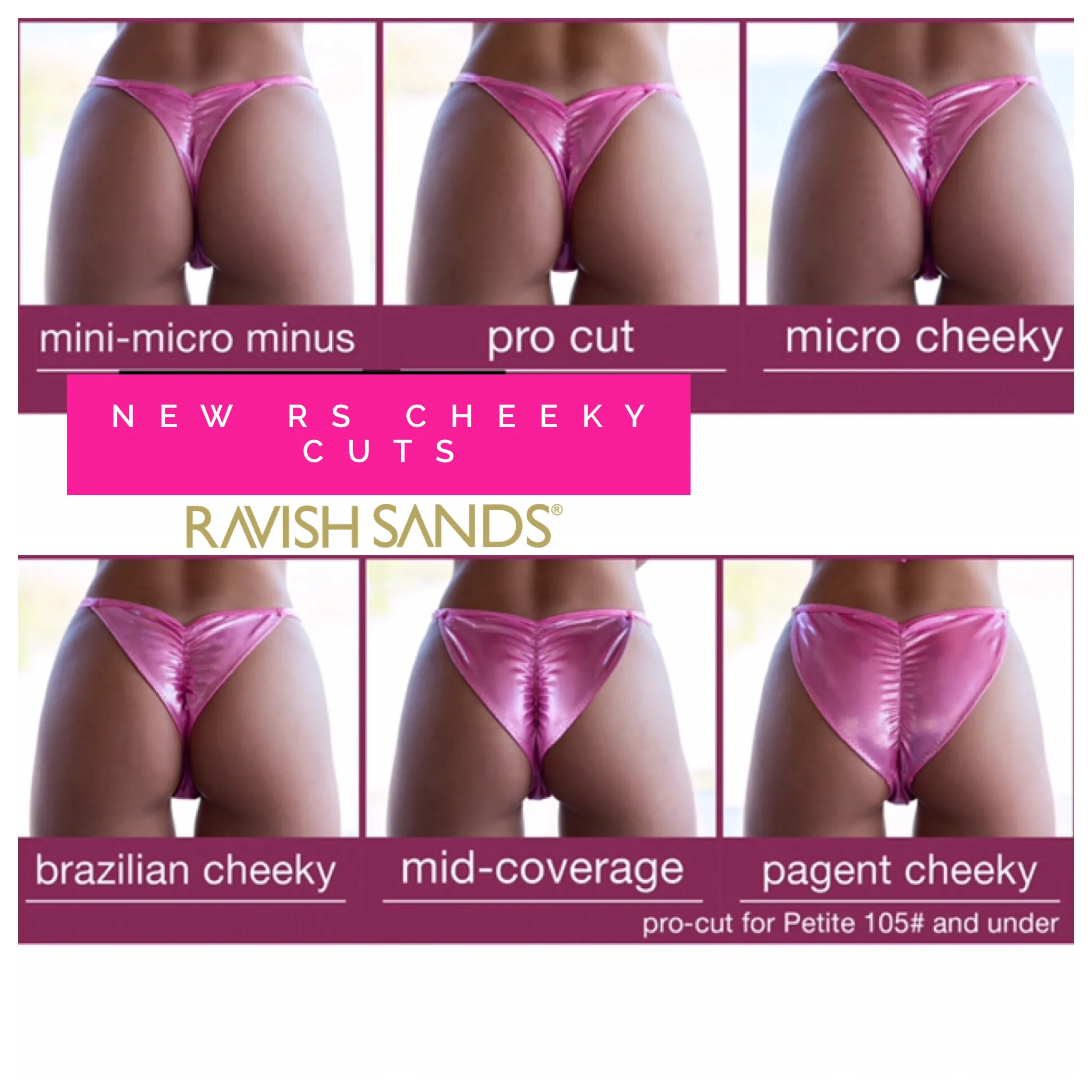 Competition Bikinis Multitone blue purple