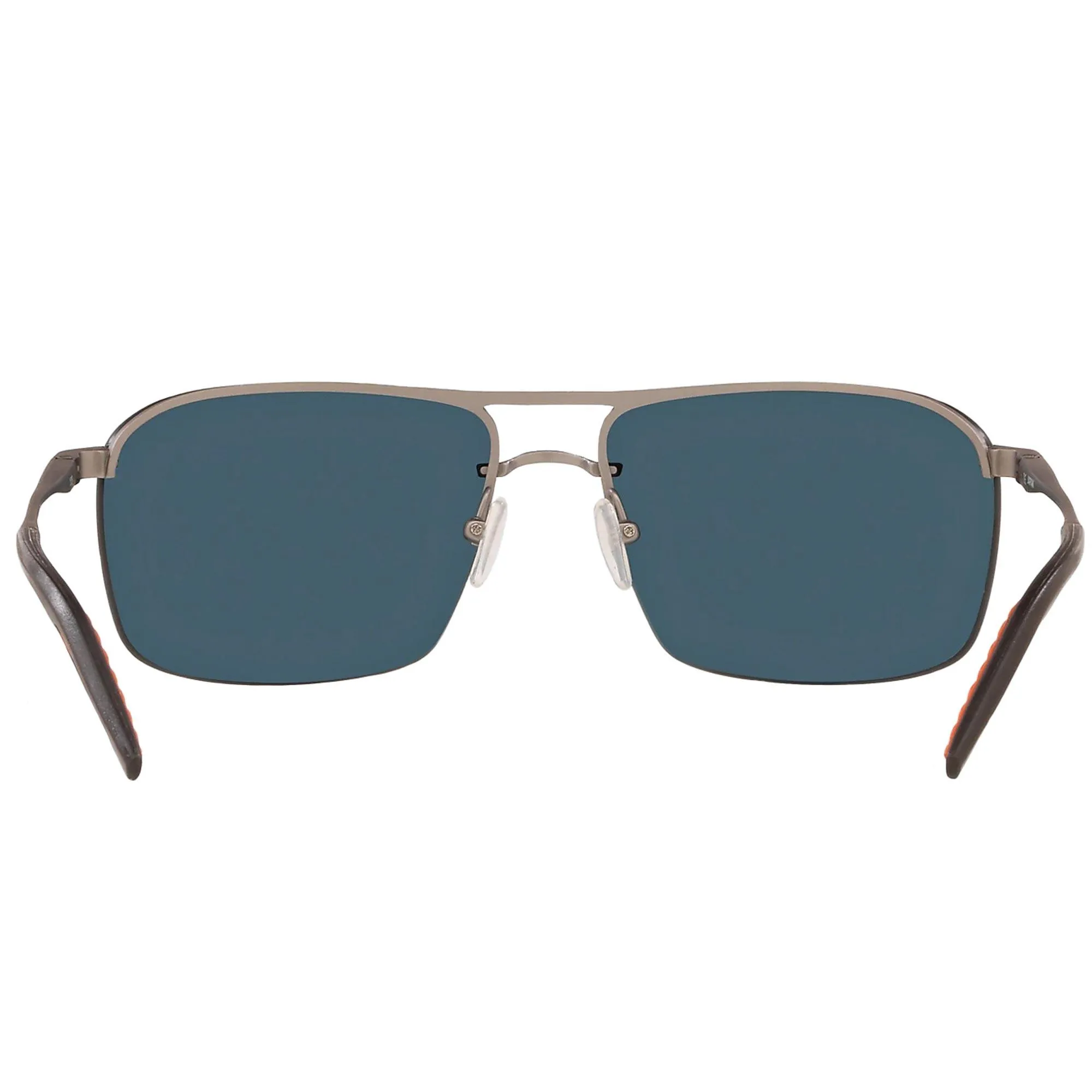 Costa Del Mar Men's Sunglasses - Skimmer Matte Silver Half-Rim Frame | 0SKM228 BMP