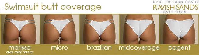 Custom Bikini Paradise Vixen Patch Work (LIMITED EDITION)Tie string bikini***(SUIT SOLD PER PIECE OR SET, price varies)