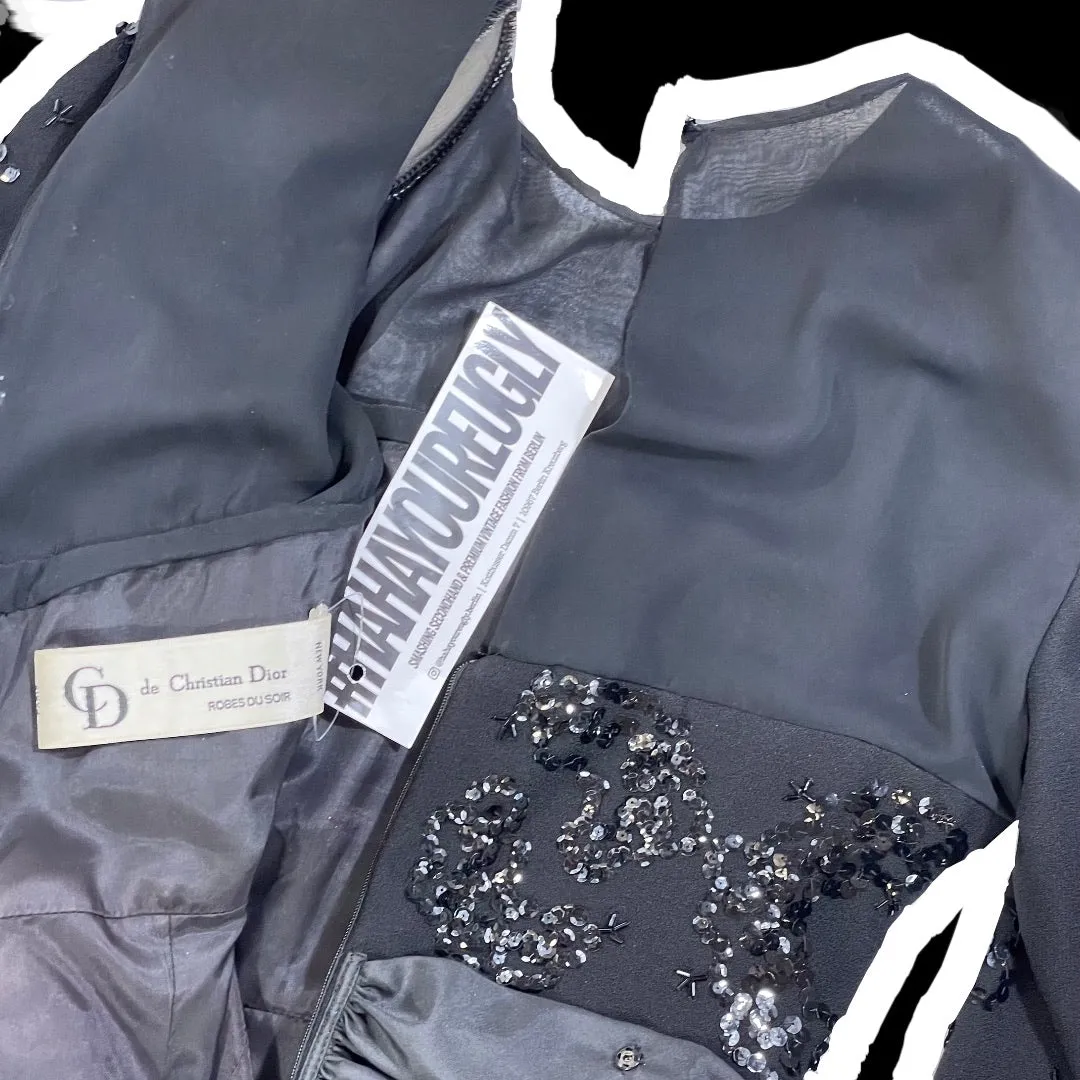 DIOR : ROBES DU SOIR BLACK TIE DRESS :