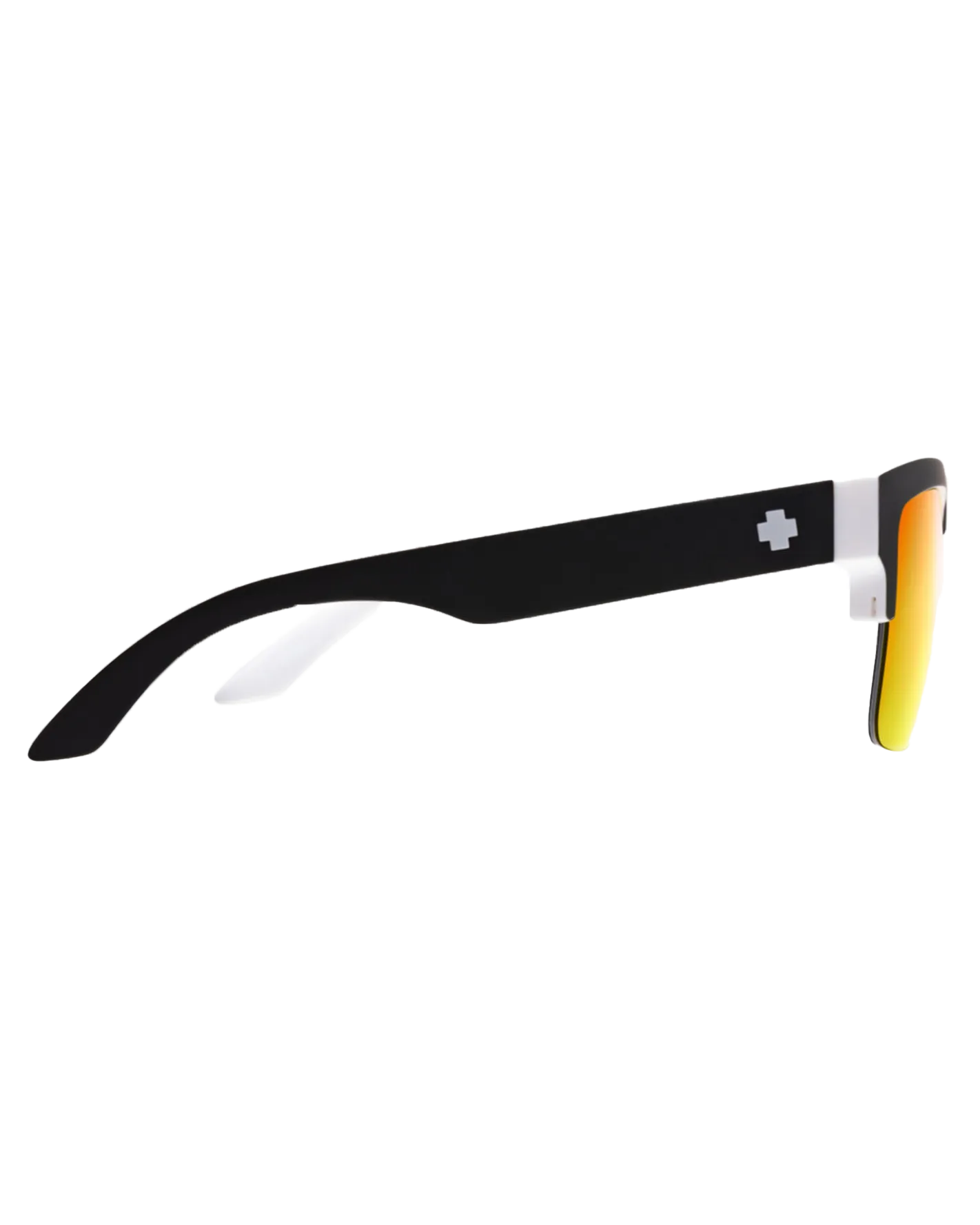Discord 5050 Sunglasses in Whitewall & HD Plus Grey Green with Red Spectra Mirror