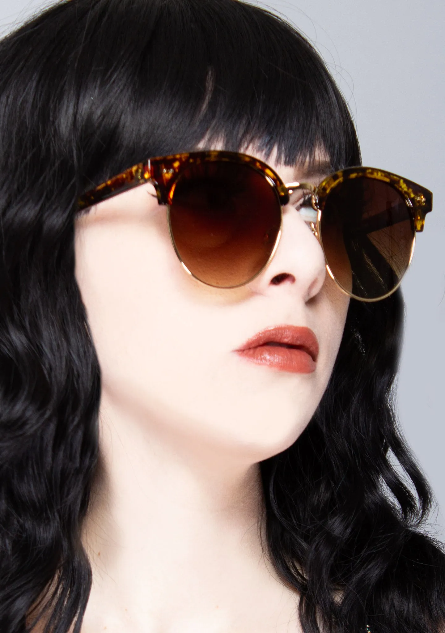 Electric Sky Tortoise Sunglasses