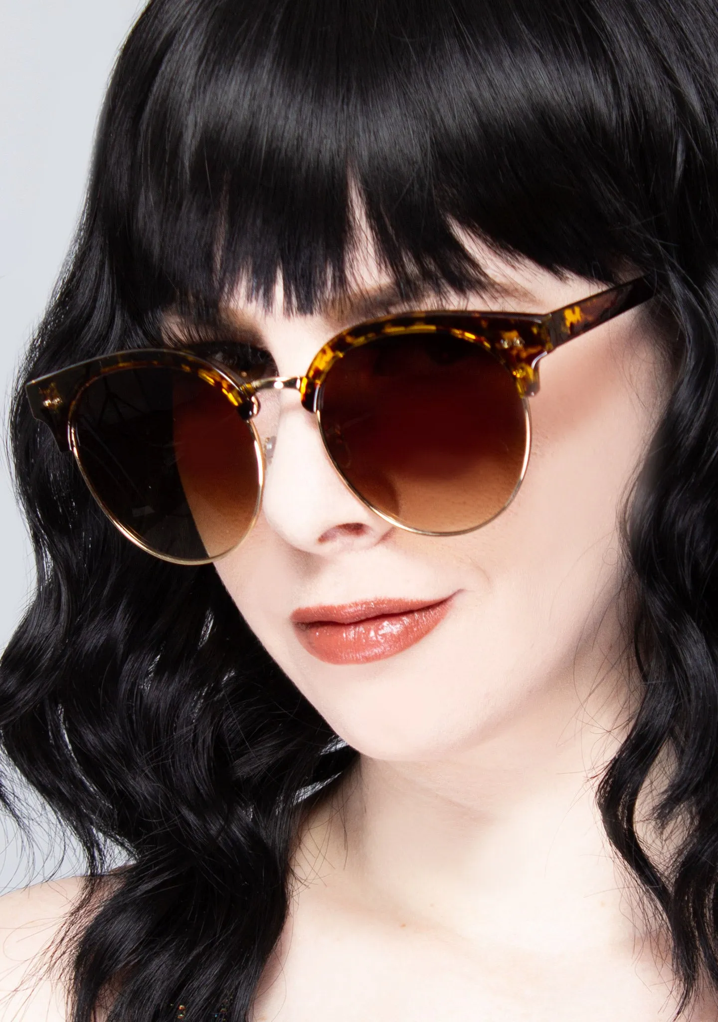 Electric Sky Tortoise Sunglasses