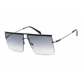 Emilio Pucci Women's Sunglasses - Half Rim Black Metal Square Shape Frame | EP0188 05B