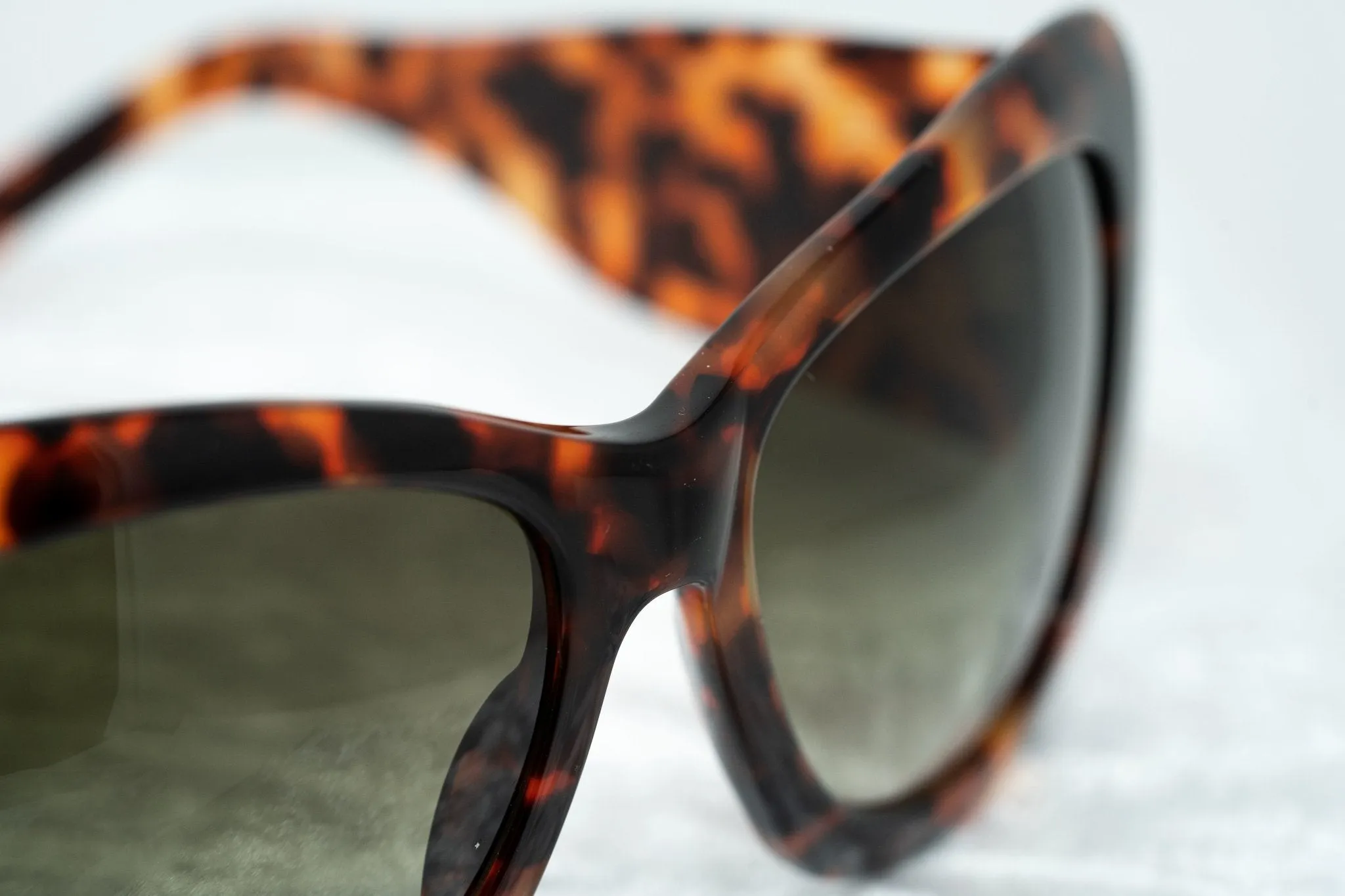 Erickson Beamon Ladies Sunglasses Oversized Tortoise Shell and Grey 8EB2C2T/SHELL