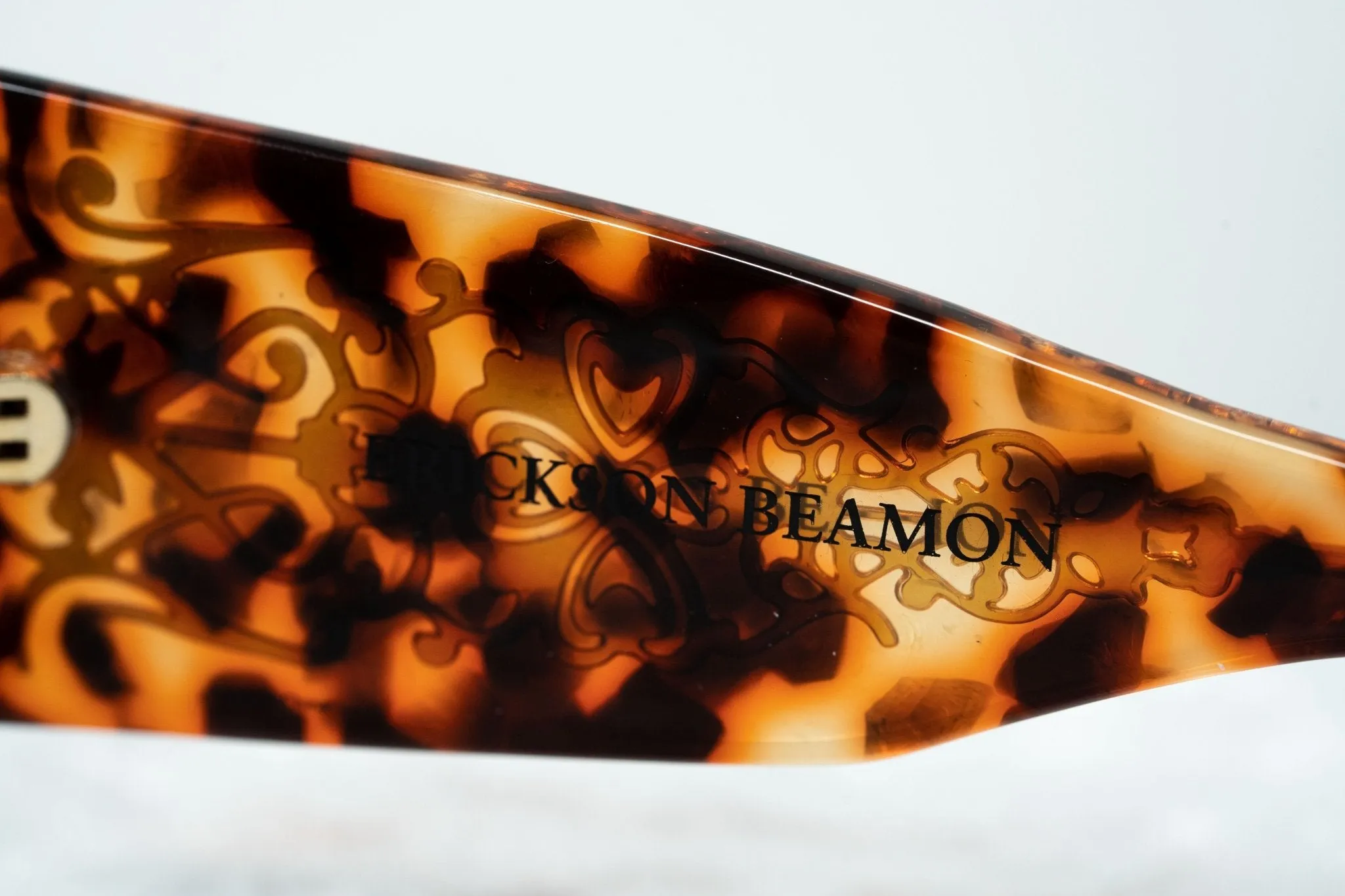 Erickson Beamon Ladies Sunglasses Oversized Tortoise Shell and Grey 8EB2C2T/SHELL