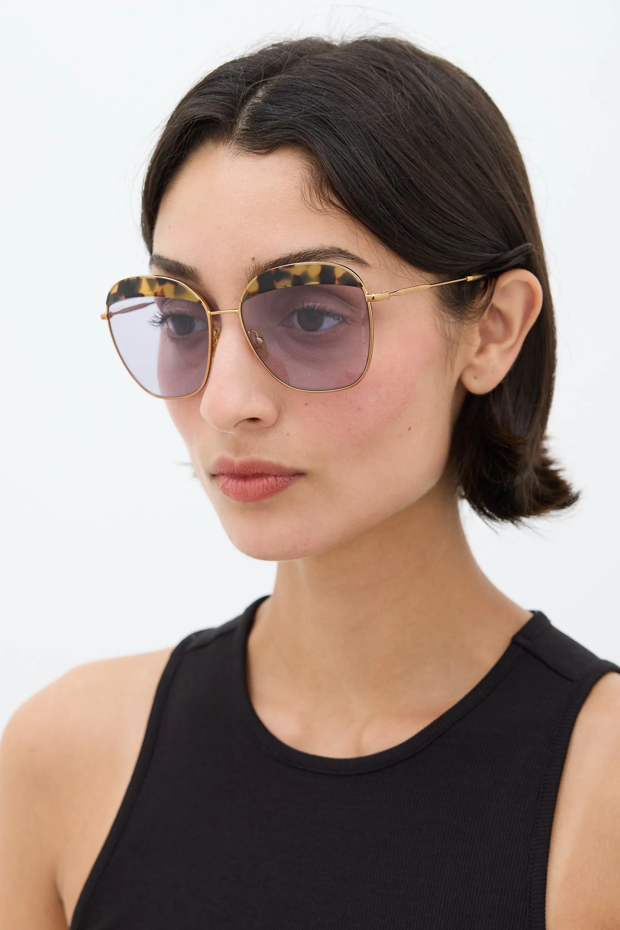 Gold & Brown SMU53Q Sunglasses