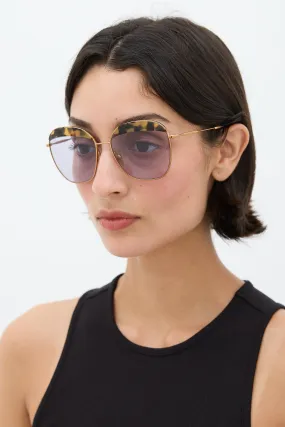 Gold & Brown SMU53Q Sunglasses