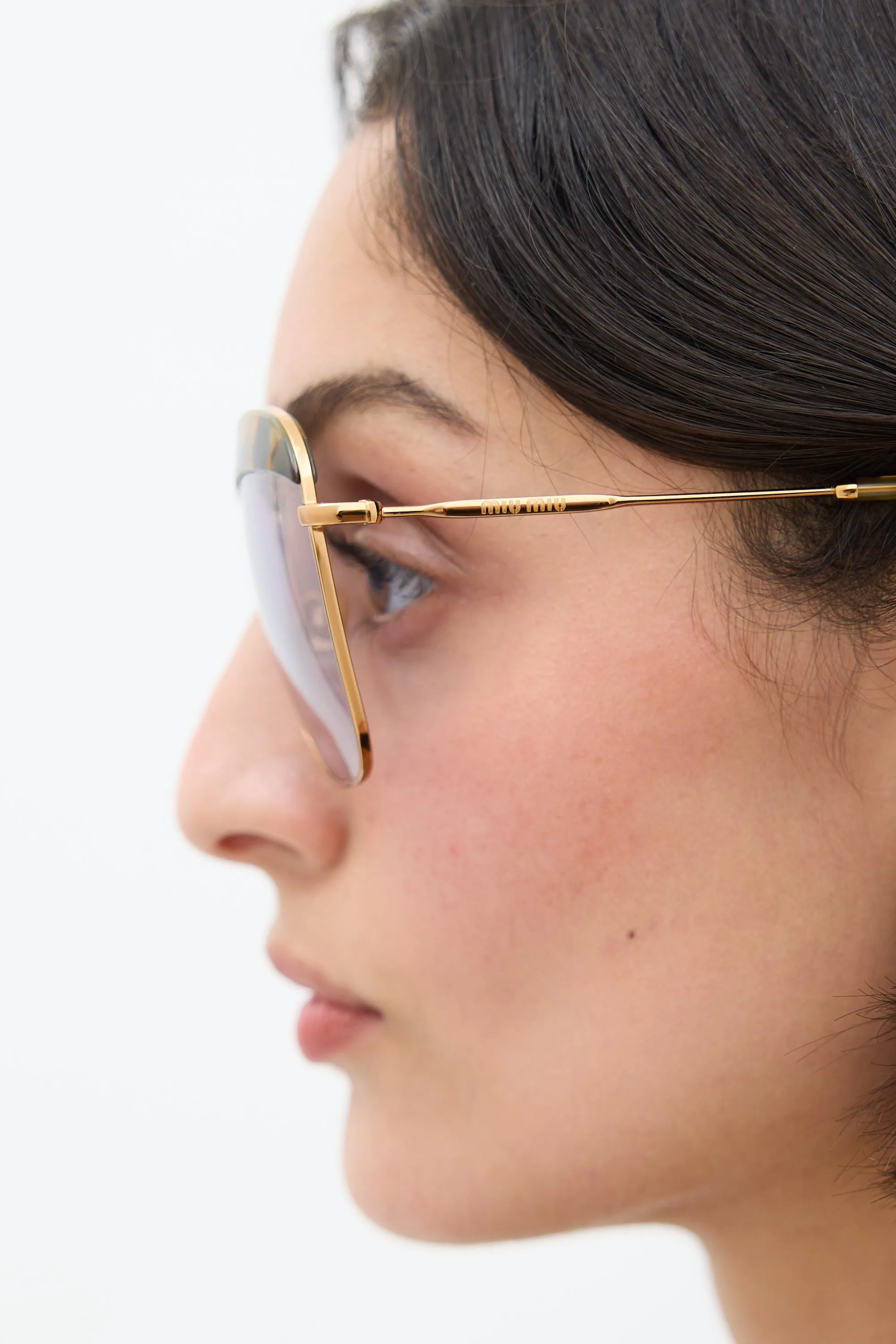 Gold & Brown SMU53Q Sunglasses