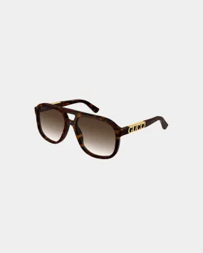 Gucci Sign Sunglasses Tort
