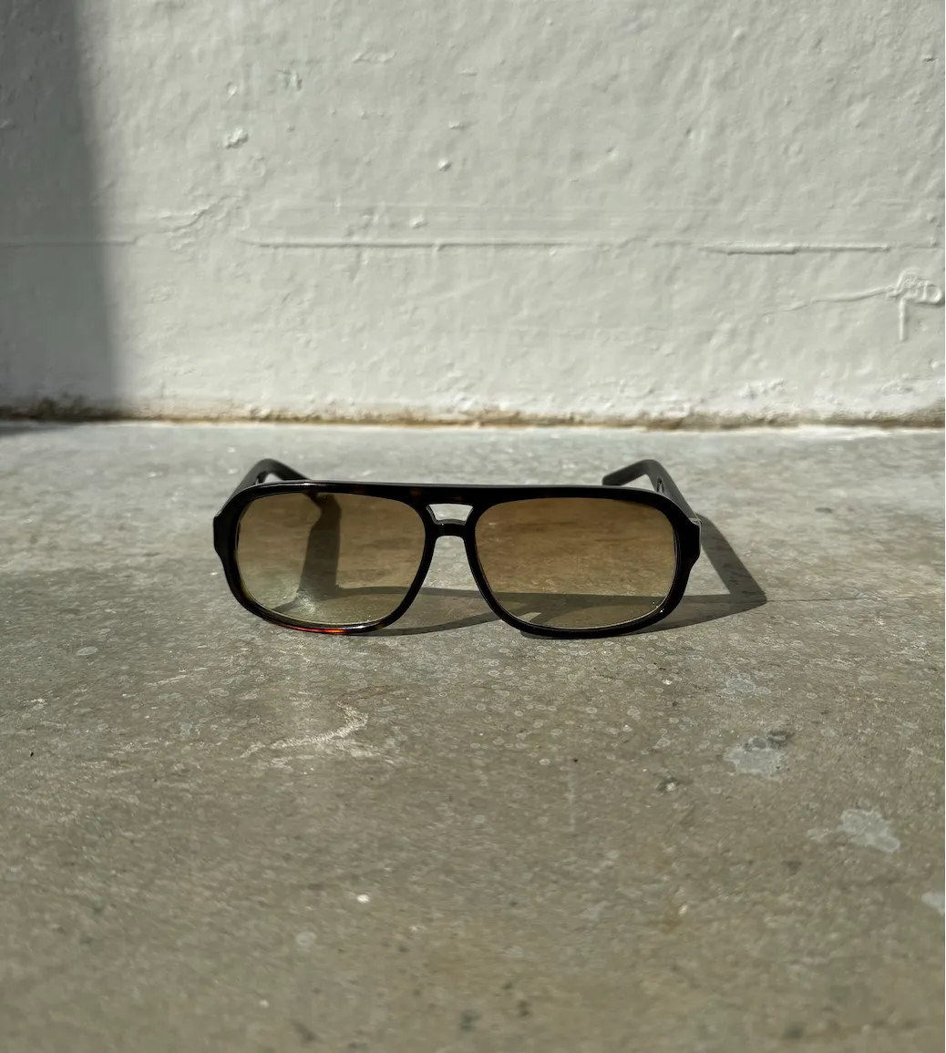 Gucci Tortoise Shell Aviator Sunglasses
