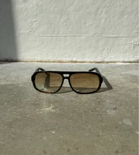 Gucci Tortoise Shell Aviator Sunglasses