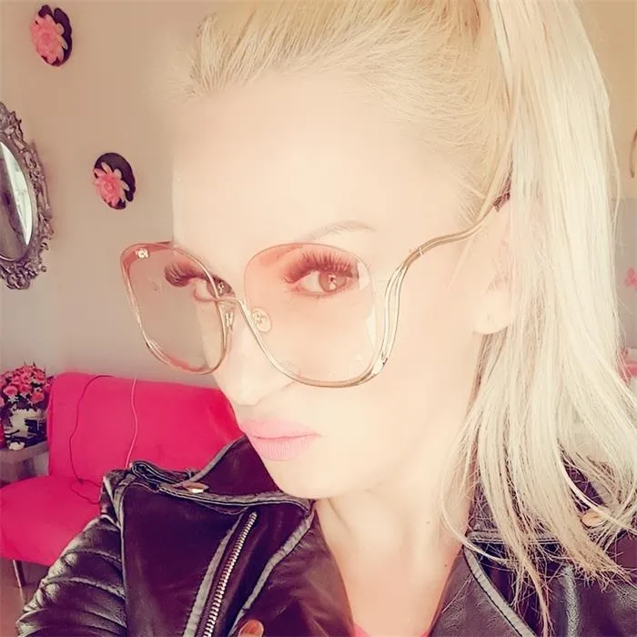 Half Frame Round Sunglasses
