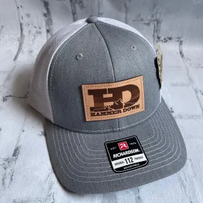 Hammer Down "HD Mountain" Hat - Heather Gray with Woven Patch