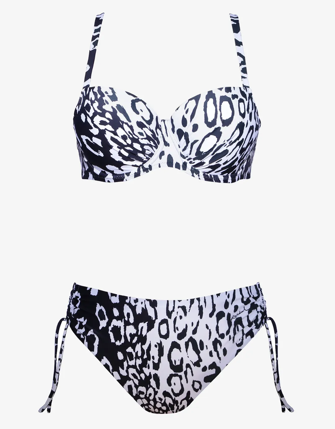 Kalina Underwired Bikini Set - Black and White