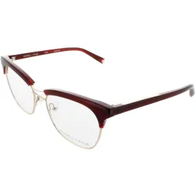 Kendall   Kylie Women's Eyeglasses - Burgundy Frame Demo Lens | KKO109G PIPER 605