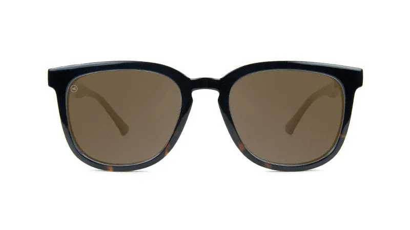 Knockaround Sunglasses | Paso Robles | Glossy Black & Tortoise Shell Fade / Amber