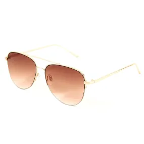 Leigh Half Frame Avaitor Sunglasses