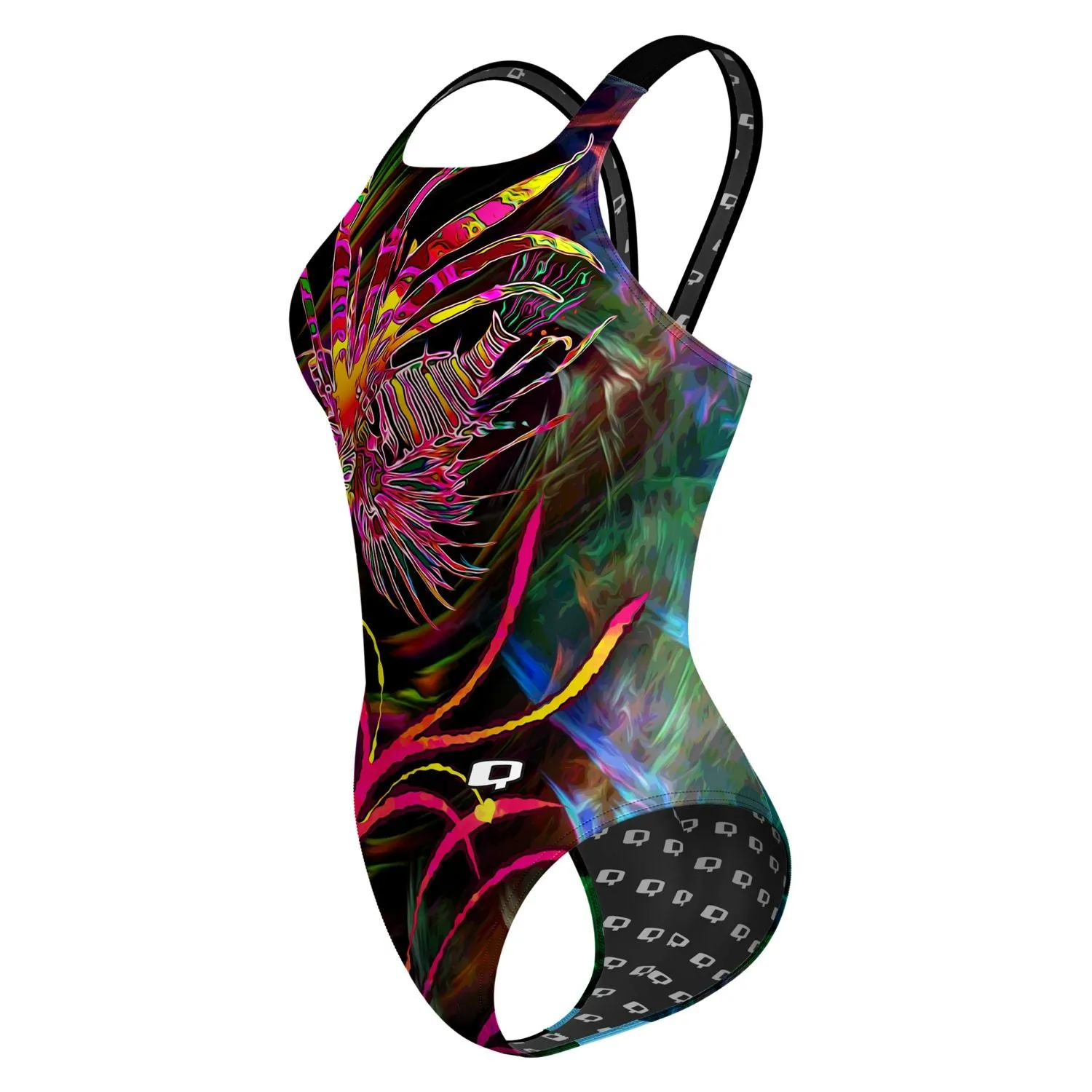 Lionfish in Technicolor Classic Strap Swimsuit