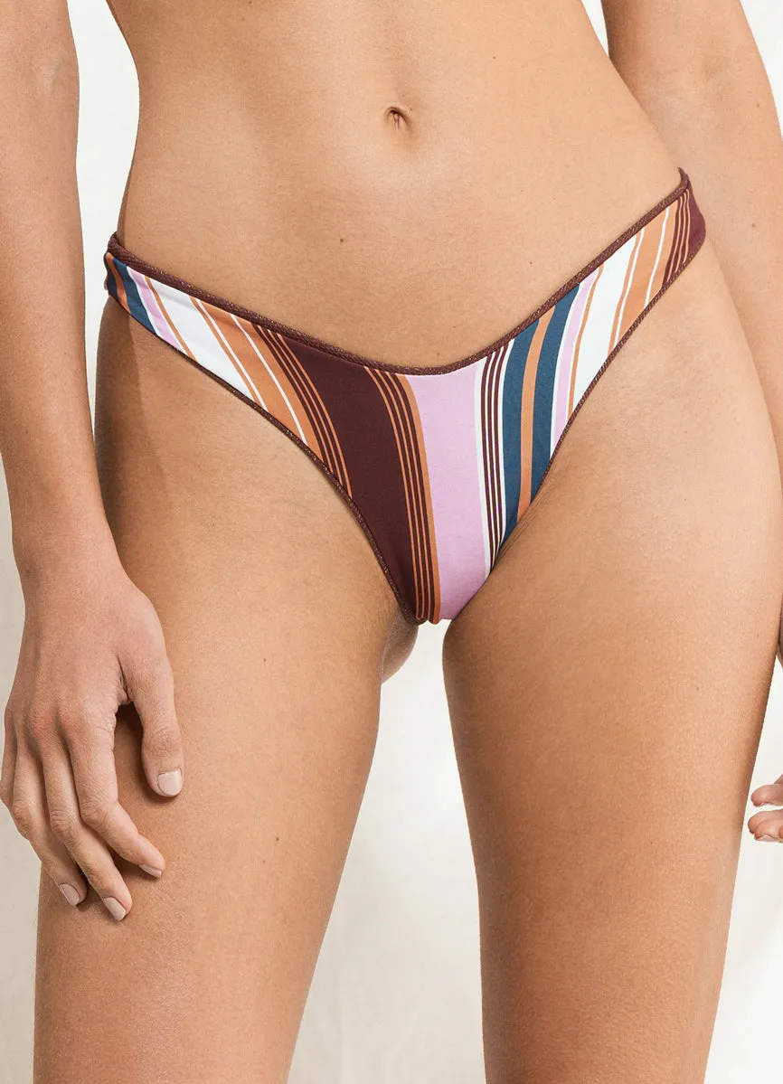 Maaji Sole Mio Splendour High Leg Bikini Bottom - Mocca