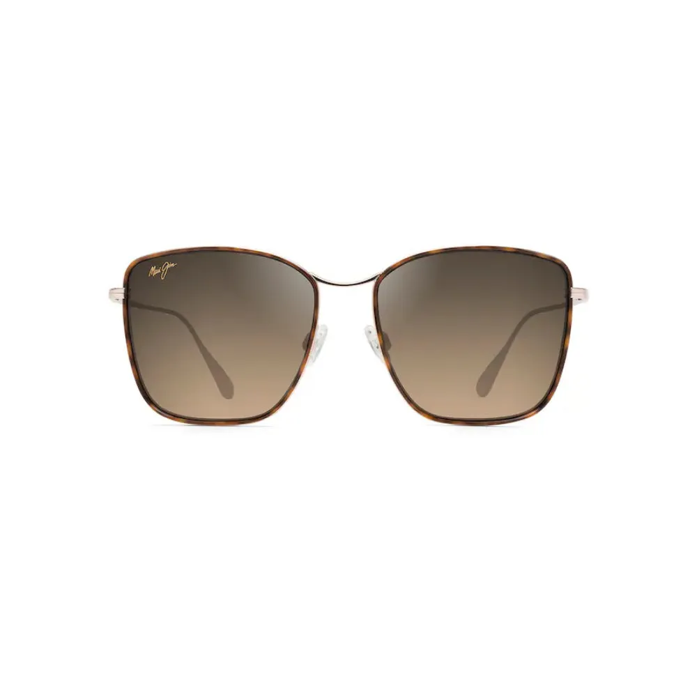 Maui Jim TIGER LILY Fashion Sunglasses - Dark Tortoise with Gold