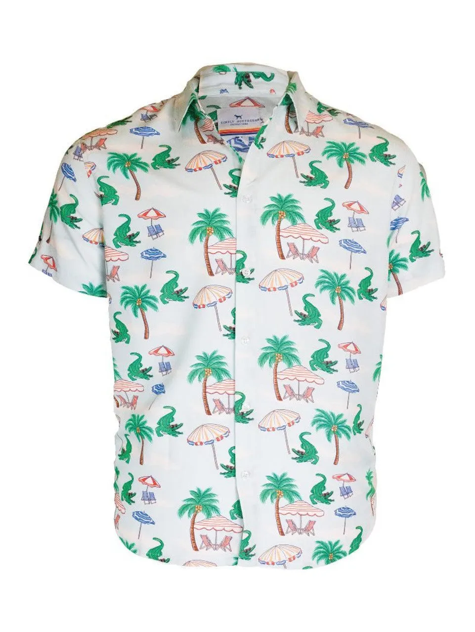 Men's Beach Gator Button Down (S-XXL)