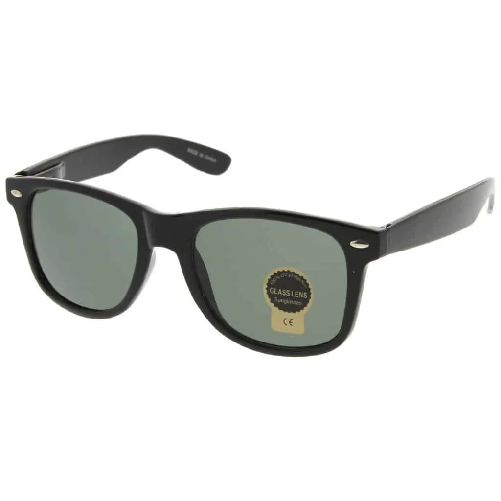 Men’s Black Sunglasses Wayfarer Style