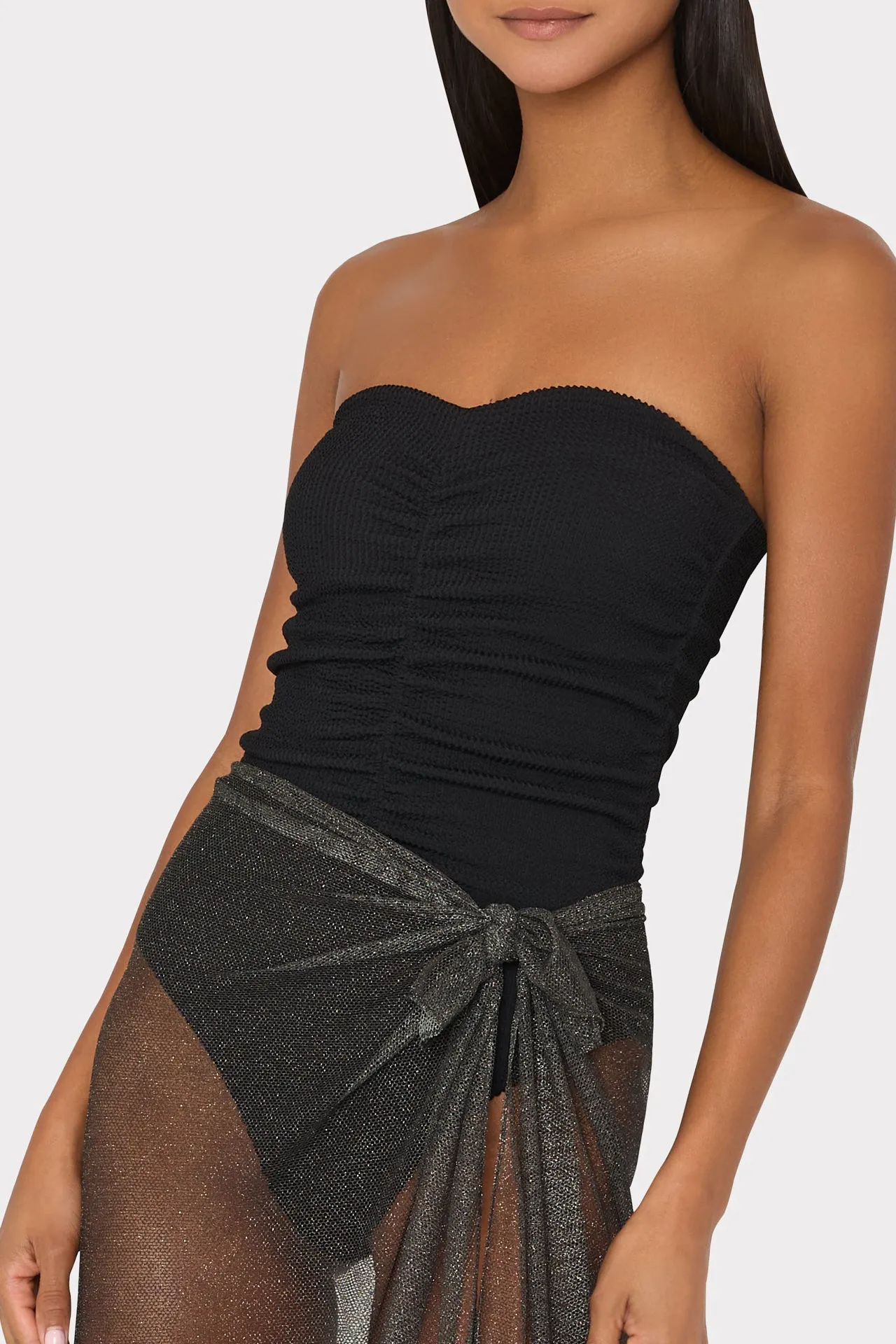 Metallic Mesh Sarong