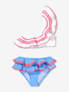 Nessi Byrd Girls Frilly Lori Bikini in Multicolour