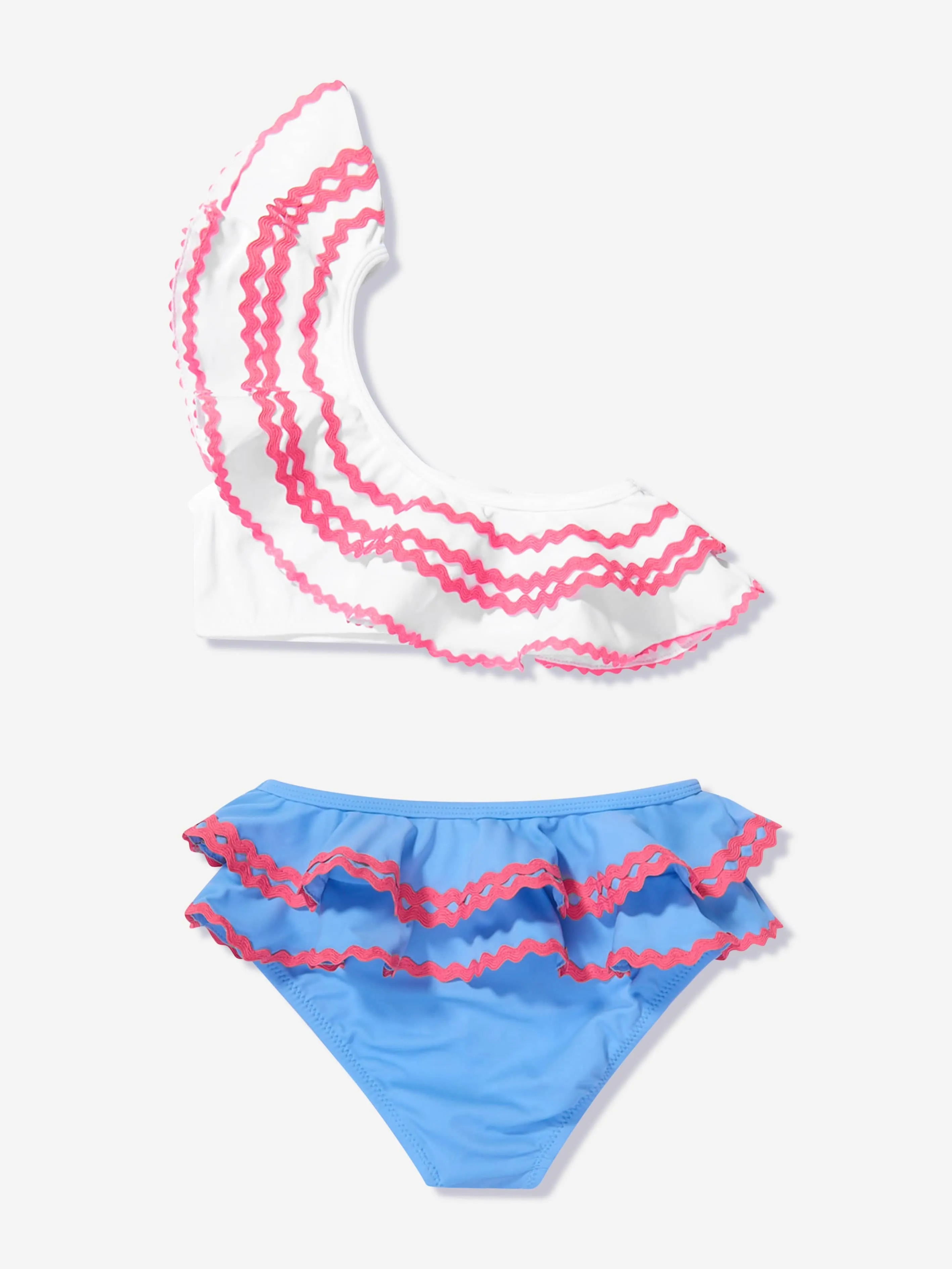 Nessi Byrd Girls Frilly Lori Bikini in Multicolour